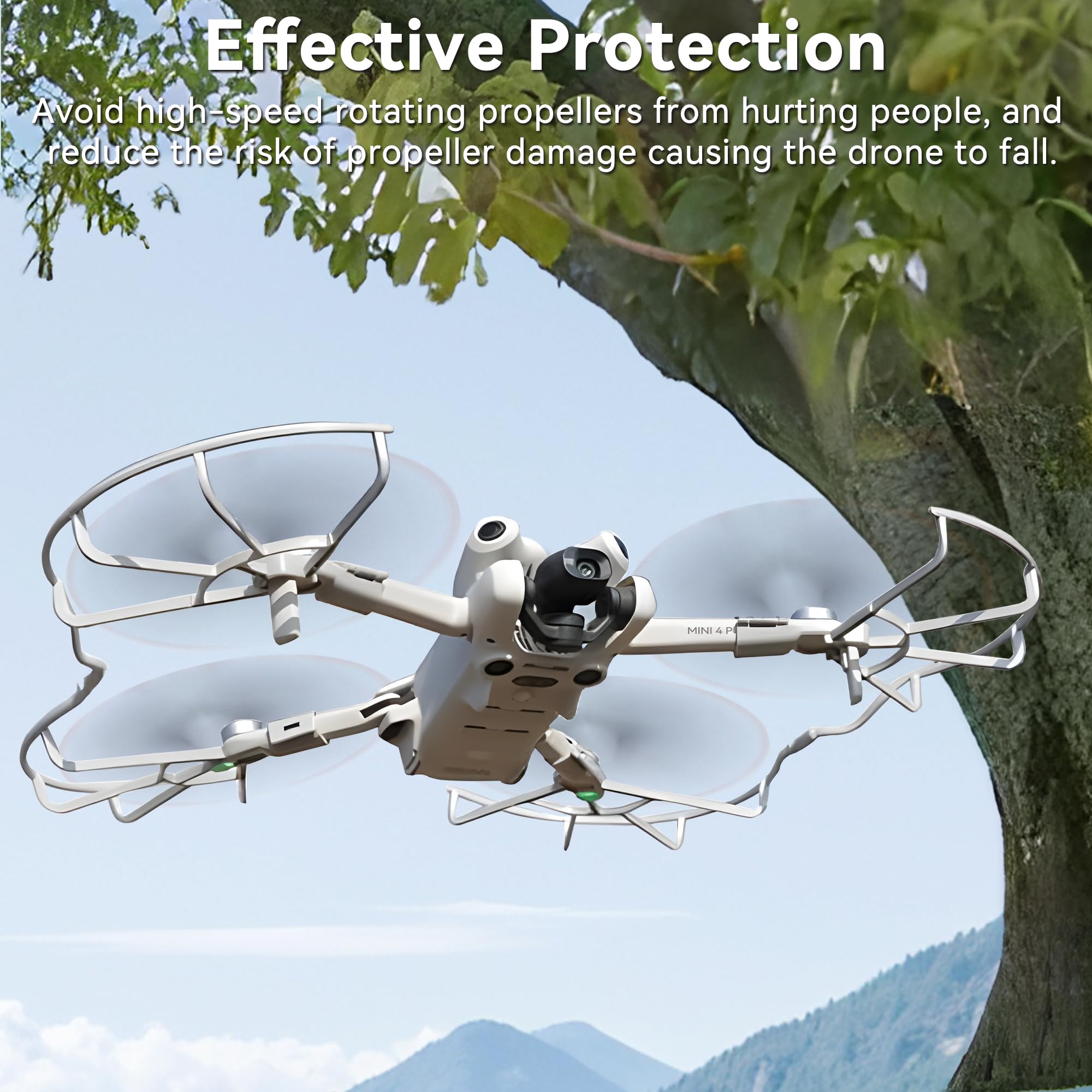 Craznick Propeller Guard for DJI Mini 4 Pro – Quick Release, ABS, 49g
