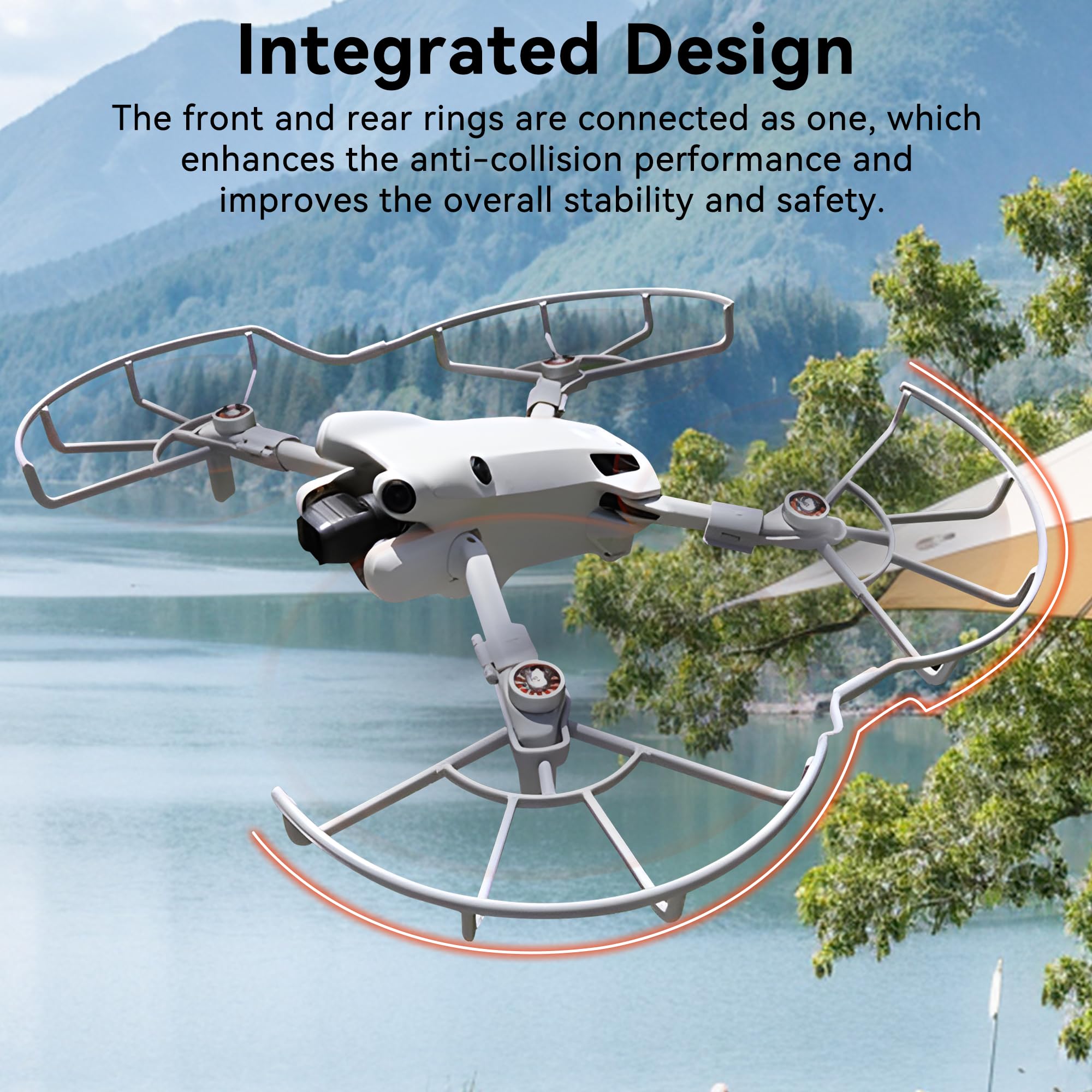 Craznick Propeller Guard for DJI Mini 4 Pro – Quick Release, ABS, 49g