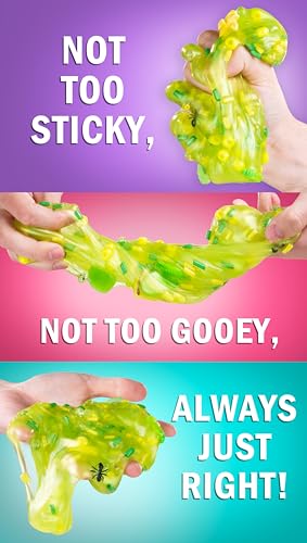 Crazy Aaron's Dumpster Dive Slime Charmers – Light Green Water Slime with Green Apple Scent and Assorted Charms
