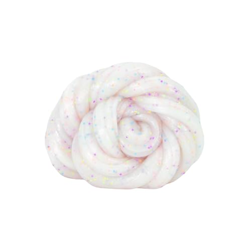 Crazy Aaron's Glow in the Dark Unicorn Thinking Putty - Pink Glow, Rainbow Glitter, Non-Toxic, 90g
