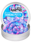 Crazy Aaron's Horoscope Thinking Putty – Sensory Toy with Zodiac Charms, 4" Tin, Made in USA