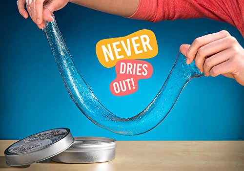 Crazy Aaron's Liquid Glass Thinking Putty – Crystal Clear, Non-Sticky, Never Dries Out