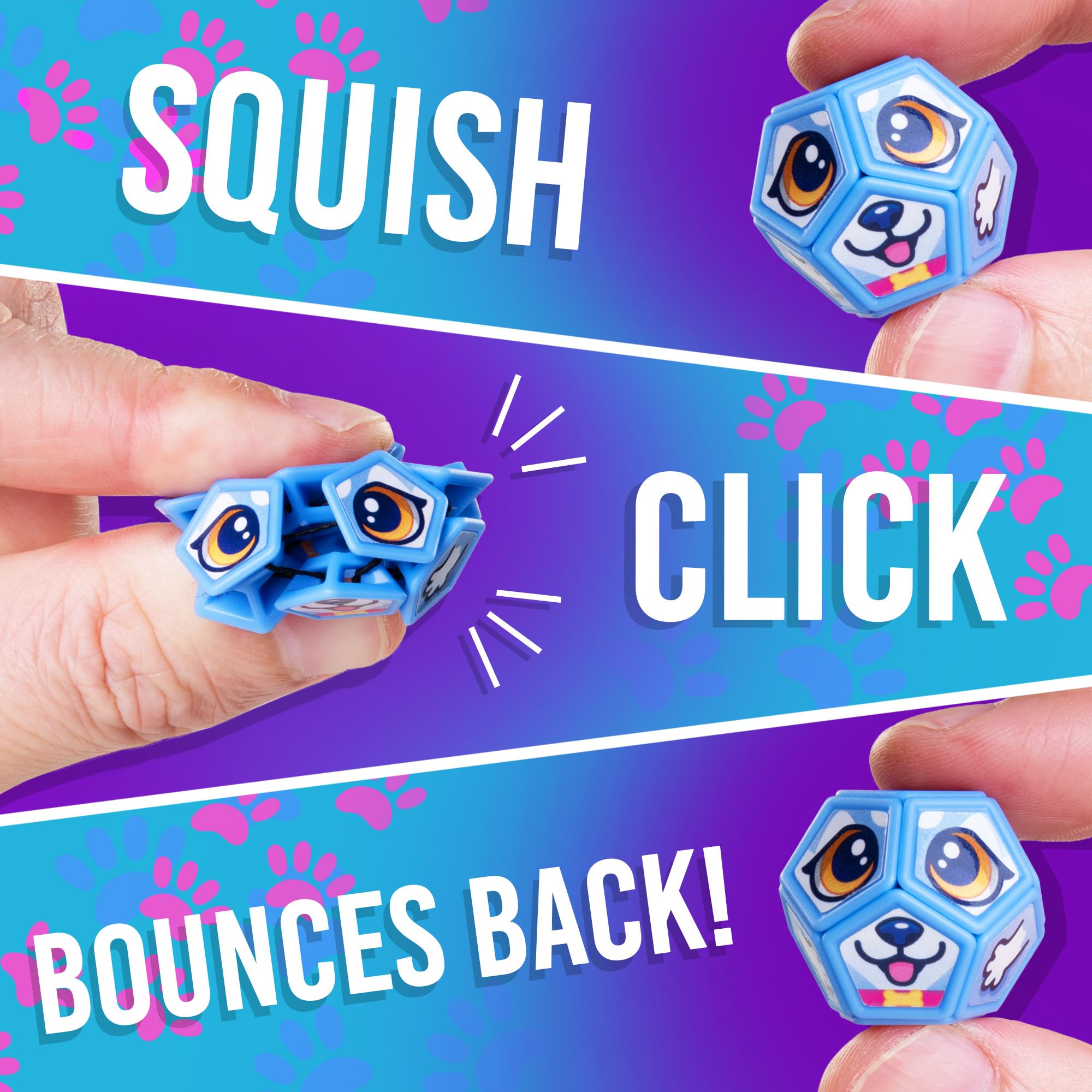 Crazy Aaron's Pinchies Pet Parade Series #1 Fidget Toy – Tactile Sensory Game for Kids & Teens