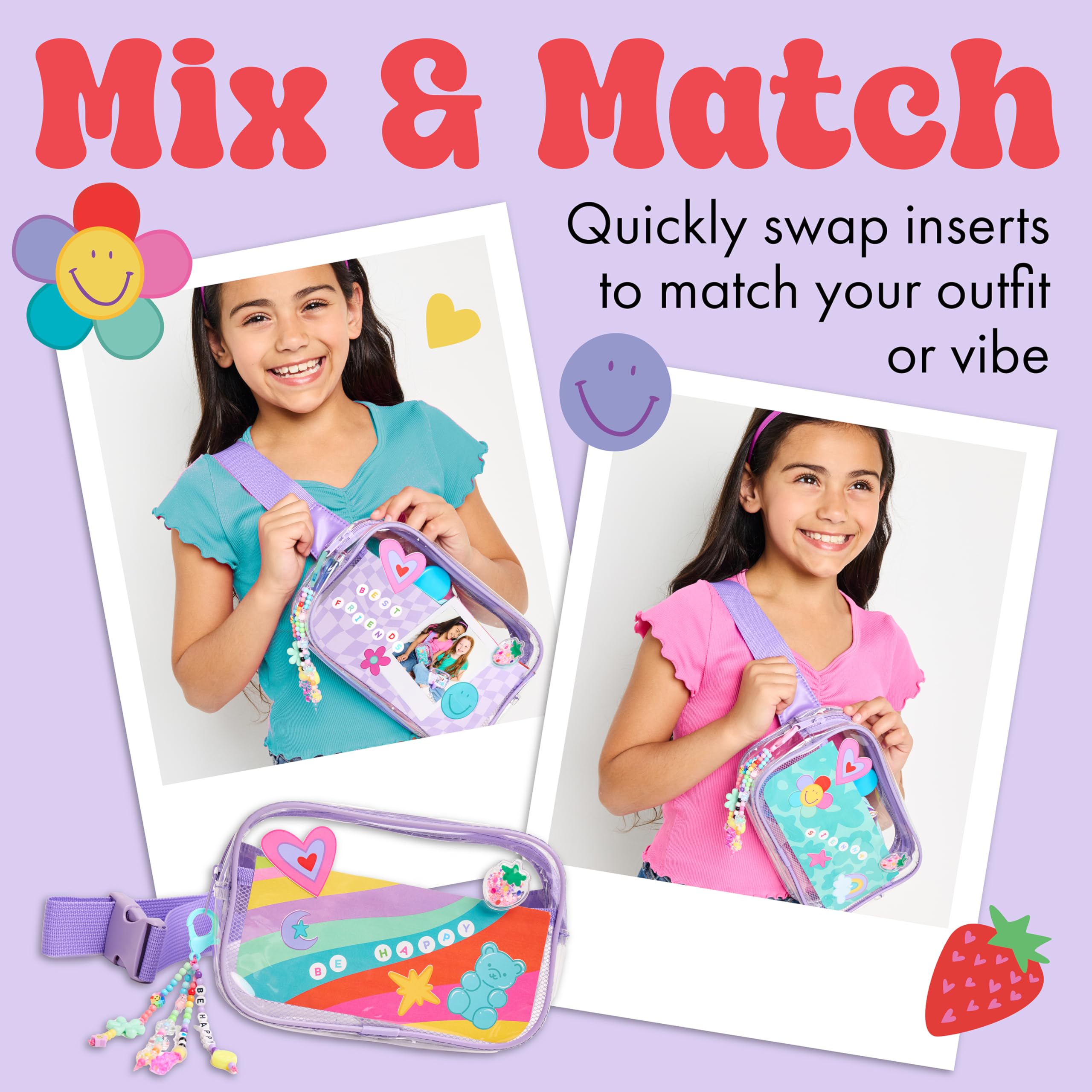 Creativity for Kids Chic Boutique Belt Bag - DIY Fashion Craft Kit for Girls Ages 6+