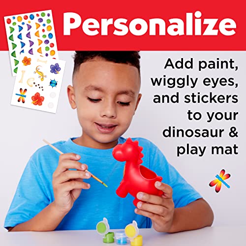 Creativity for Kids Dinosaur Self-Watering Plant Pet - Paint, Decorate & Grow Chia Seeds, Ages 6+