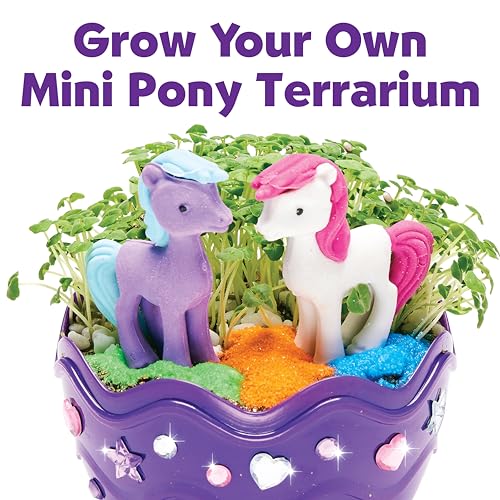 Creativity for Kids Pony Terrarium Kit – Horse Gifts for Girls Ages 6+