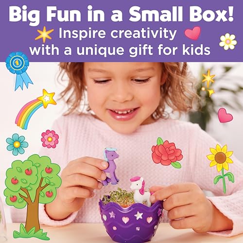 Creativity for Kids Pony Terrarium Kit – Horse Gifts for Girls Ages 6+