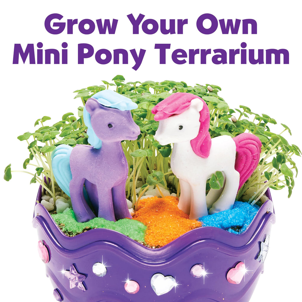 Creativity for Kids Pony Terrarium Kit – Horse Gifts for Girls Ages 6+