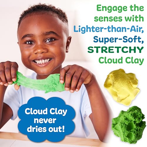 Creativity for Kids Sensory Pack - Farm: Soft Cloud Clay & Animal Figurines for Toddlers (Ages 3+)