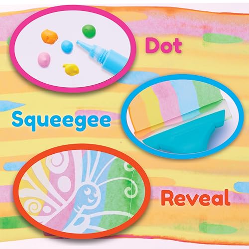 Creativity for Kids Squeegeez Magic Reveal Craft Kit: Butterfly Painting Activity for Ages 7+