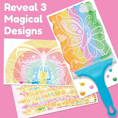 Creativity for Kids Squeegeez Magic Reveal Craft Kit: Butterfly Painting Activity for Ages 7+