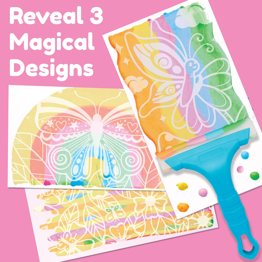 Creativity for Kids Squeegeez Magic Reveal Craft Kit: Butterfly Painting Activity for Ages 7+