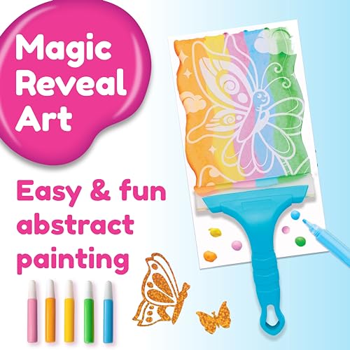 Creativity for Kids Squeegeez Magic Reveal Craft Kit: Butterfly Painting Activity for Ages 7+