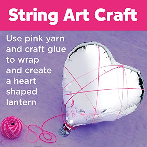 Creativity for Kids String Art Heart Light Kit – Glowing Lantern Craft for Ages 8+