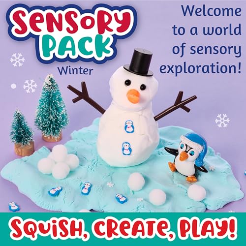 Creativity for Kids Winter Sensory Pack – Toddler Christmas Crafts & Sensory Toys for Ages 3+