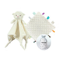 CREVENT Ivory Sheep Baby Security Blanket – Soft Minky Lovey with Tag