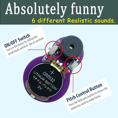 CricketPrank Noise Maker Prank (3 Pack) – Hidden Beeping Device with Random Chirp & Long Battery for Adults