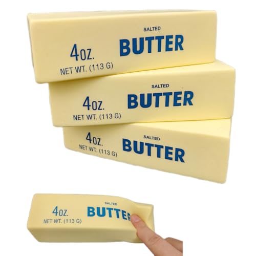 CritterCopia Slow Rising Squishy Butter Stick 3-Pack – Stress Relief Fidget Toy