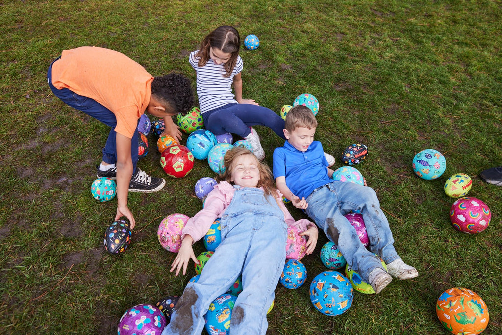Crocodile Creek 7-Inch Space Exploration Playground Ball - Durable Rubber Kickball for Kids Ages 3+