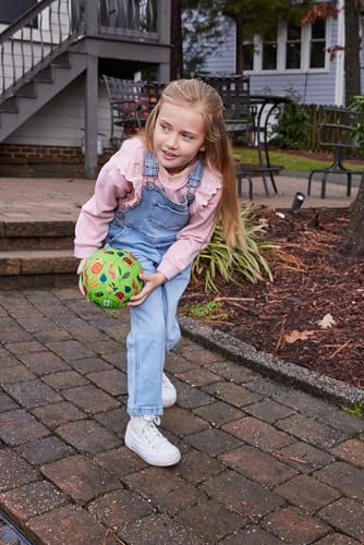 Crocodile Creek Garden Friends Playground Ball – Durable Rubber Ball for Kids 3+