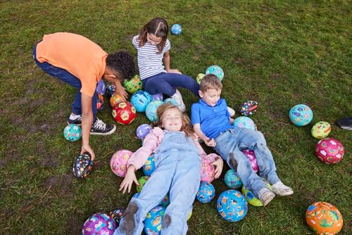 Crocodile Creek Playground Ball – Teal Fish Design – Durable Rubber for Ages 3+ – PVC-Free