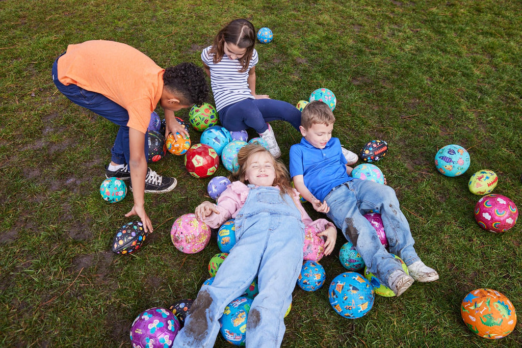 Crocodile Creek Shark Reef Playground Ball – Durable Rubber Ball for Kids Ages 3+ – PVC-Free & BPA-Free