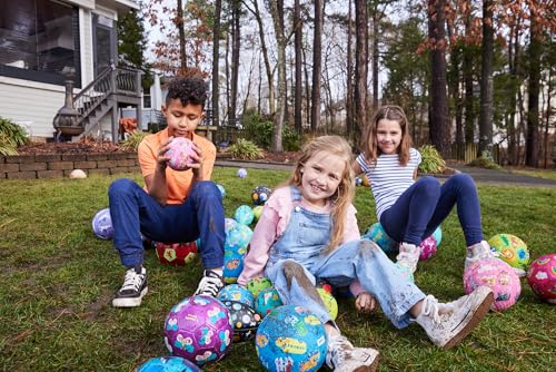 Crocodile Creek Shark Reef Playground Ball – Durable Rubber Ball for Kids Ages 3+ – PVC-Free & BPA-Free