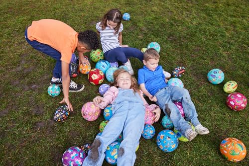 Crocodile Creek Shark Reef Playground Ball – Durable Rubber Ball for Kids Ages 3+ – PVC-Free & BPA-Free