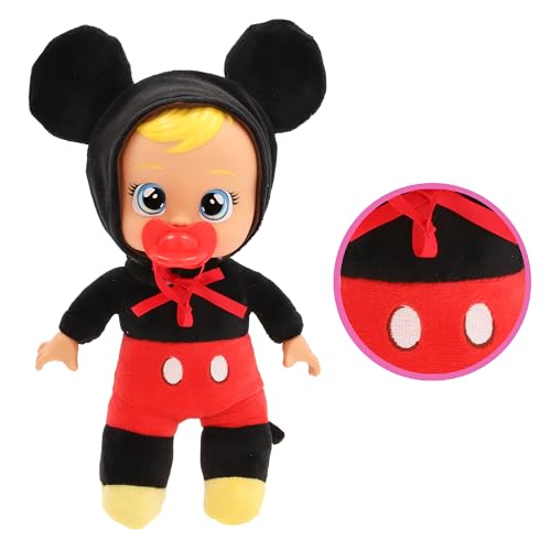 Cry Babies Disney Mickey Mouse 9.8-Inch Plush Doll That Cries Real Tears with Pacifier