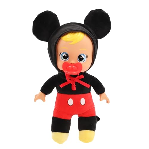 Cry Babies Disney Mickey Mouse 9.8-Inch Plush Doll That Cries Real Tears with Pacifier