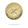 Cryptochips XRP Physical Coin – Commemorative Ripple Crypto Token with Capsule and Stickers