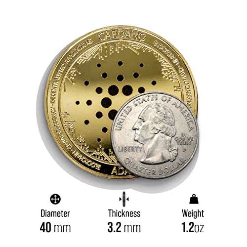 Cryptochips XRP Physical Coin – Commemorative Ripple Crypto Token with Capsule and Stickers