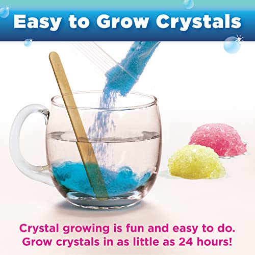 Crystal Mermaid Terrarium Kit – Grow Crystals & Light Up STEM Craft for Kids Ages 6+