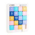 Cuberspeed Magnetized Slide Number Puzzle – 20-Piece 4x5 Klotski Brain Teaser (Macaroon)