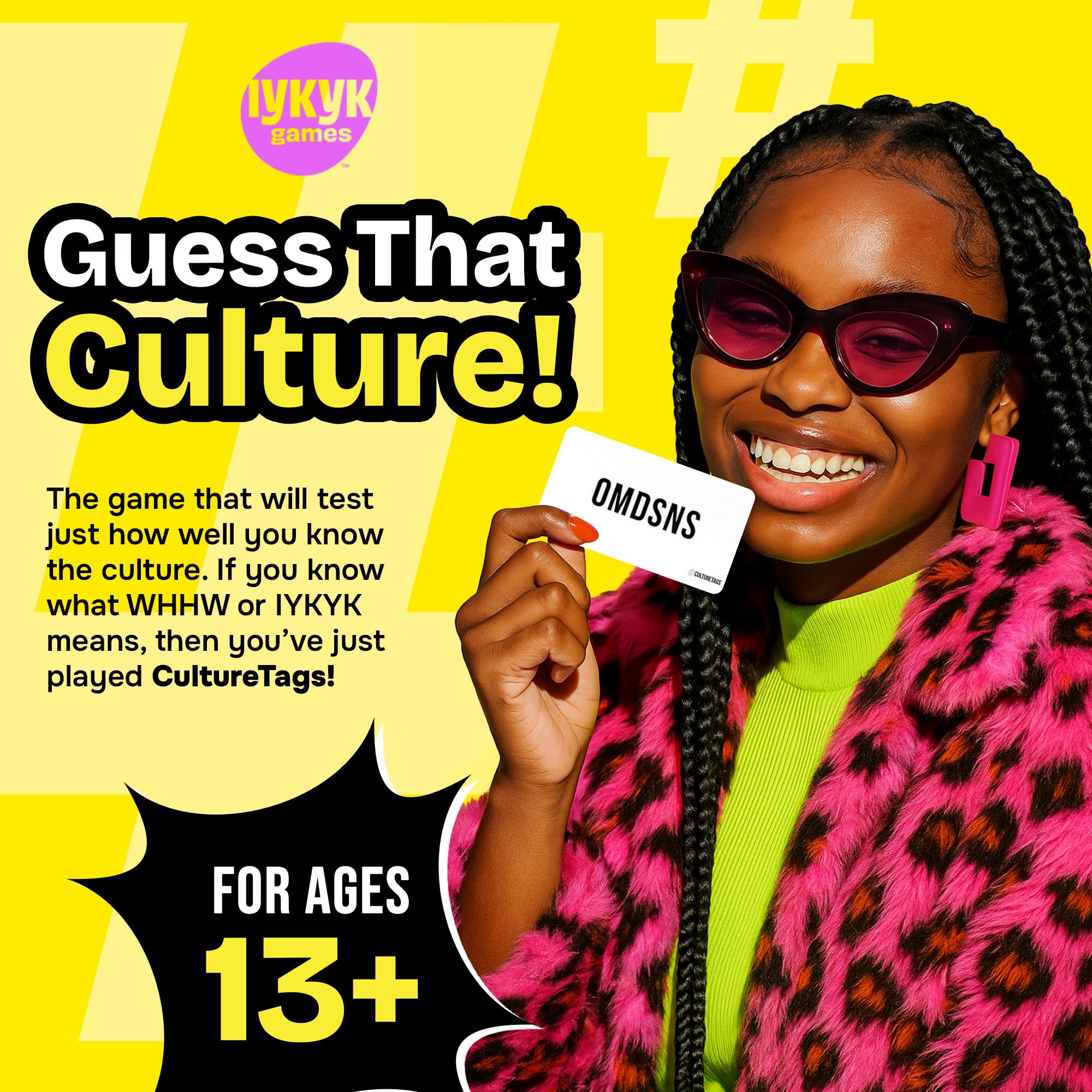CultureTags Card Game – Know Your Hashtags & Pop Culture References