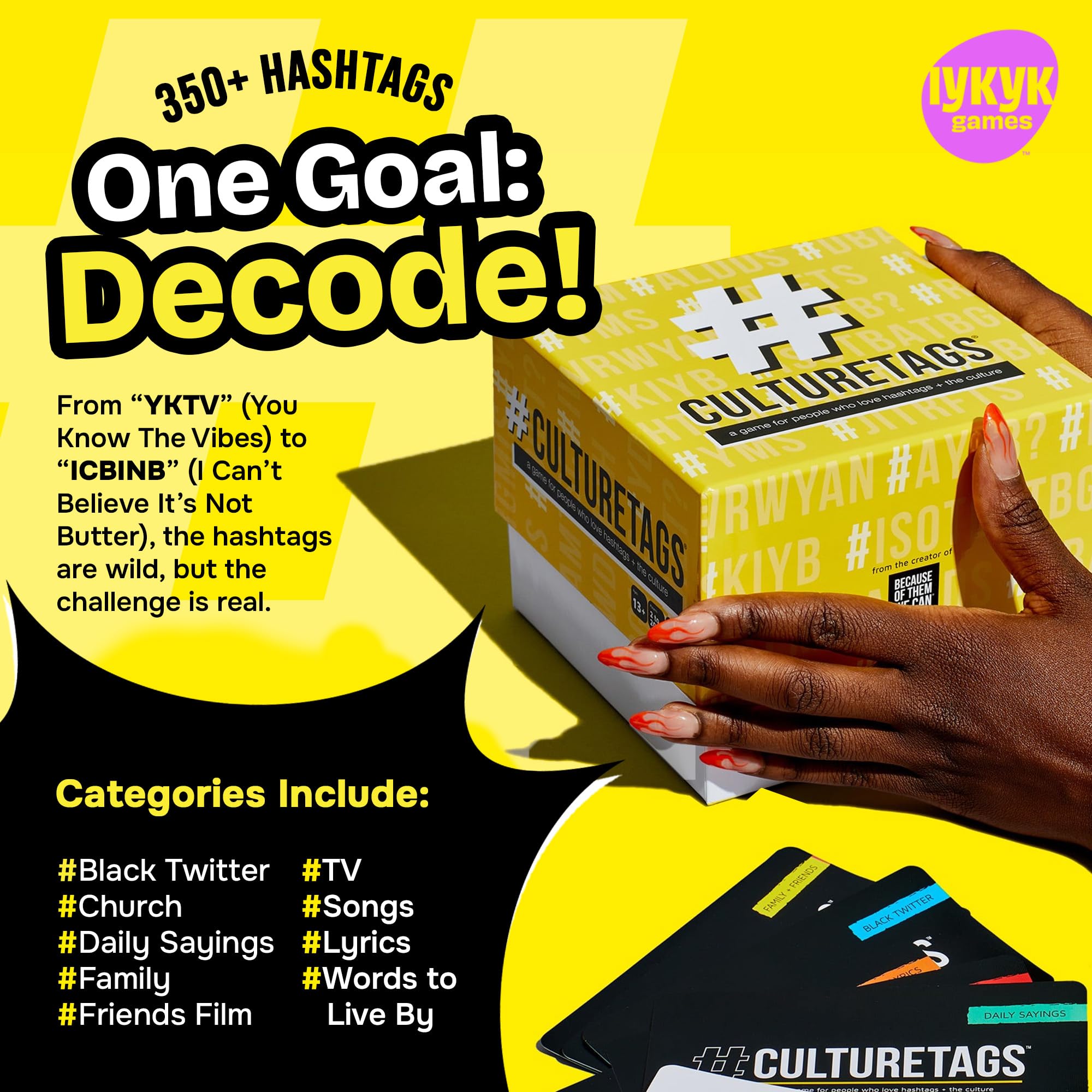 CultureTags Card Game – Know Your Hashtags & Pop Culture References
