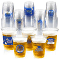 CUPLOOV 50 Pack 16 oz Blue & Gold Graduation Cups - Class of 2026 Disposable Party Cups