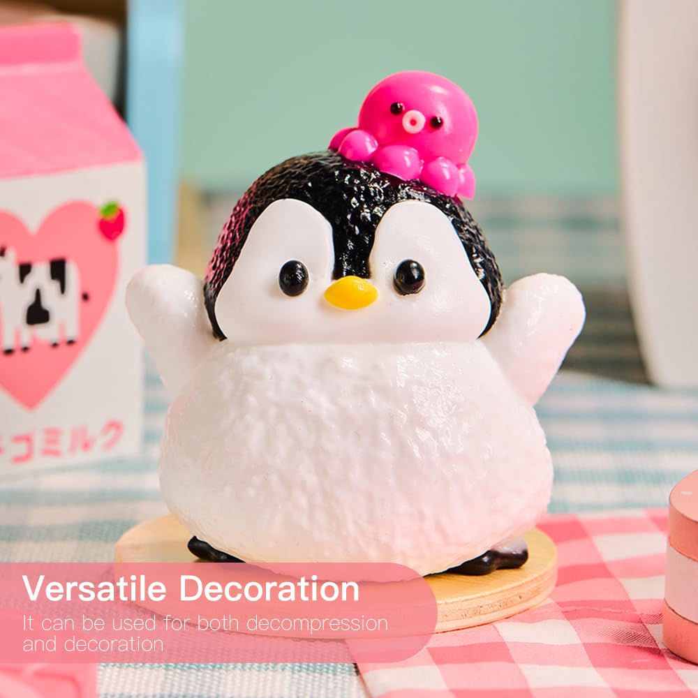 Cute Penguin Taba Squishy Toy – Soft Silicone Stress Relief Fidget for Kids & Adults