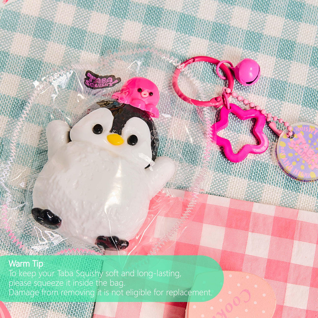Cute Penguin Taba Squishy Toy – Soft Silicone Stress Relief Fidget for Kids & Adults