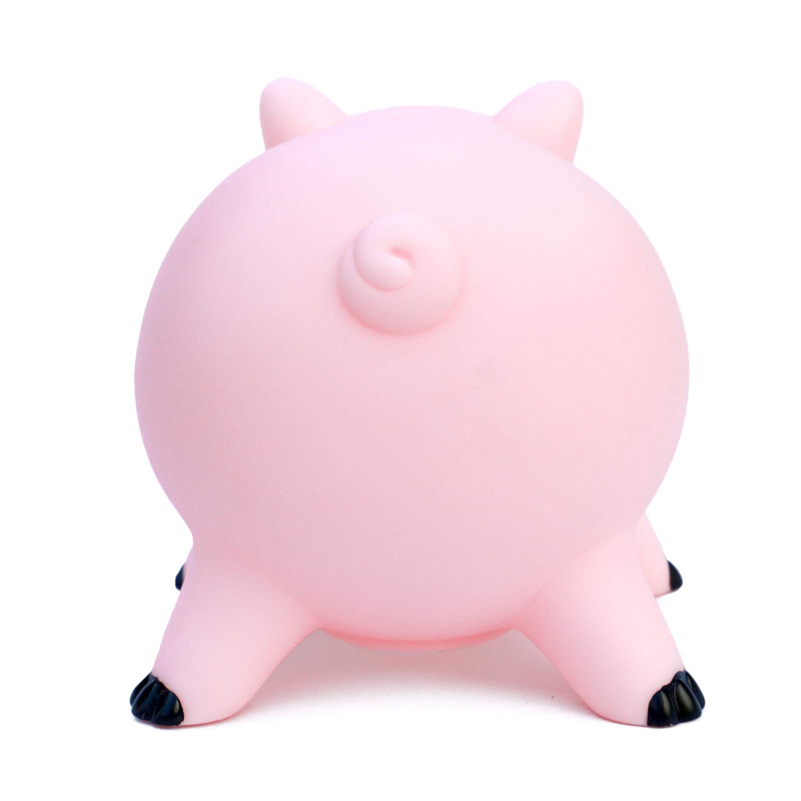 Cute Pink Piggy Bank for Kids - Plastic Coin Bank with Removable Nose