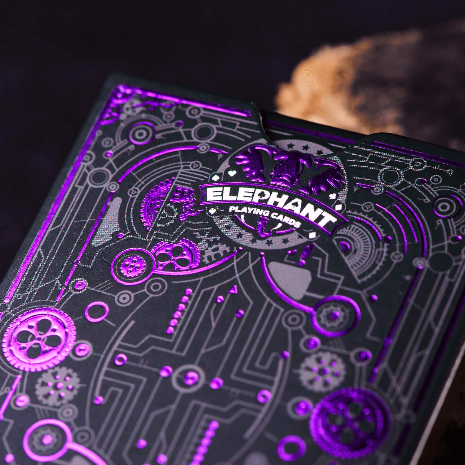 Cyberpunk Purple Playing Cards – Futuristic Casino-Grade Deck with Tutorial E-Book