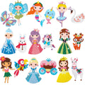 Cymbana Diamond Painting Kits for Kids 18 Pcs Princess and Their Buddy Gem Art Sticker for Kids Ages 6-8 8-12 Contains Unicorn, Mermaid