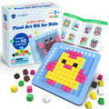 CYOEST Pixel Art STEM Kit – 50+ Patterns, 4 Challenge Types, 3 Difficulty Levels for Kids Ages 5-12