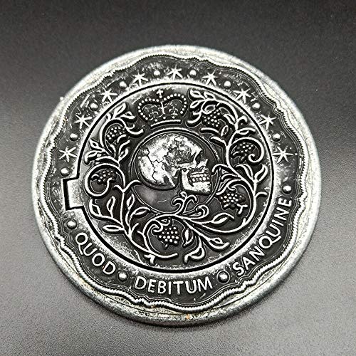 Damdos John Wick Cosplay Coin Set – 5 Gold Blood Oath Coins + 1 Marker Coin