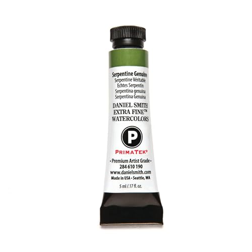 Daniel Smith Serpentine Genuine Extra Fine Watercolor, 5ml Tube – Rare Australian Stichtite Mineral Pigment