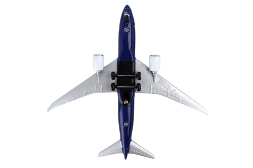 Daron Boeing 787 Die-Cast Metal Airplane Model – 5.75-Inch Toy with Rolling Wheels, Ages 3+