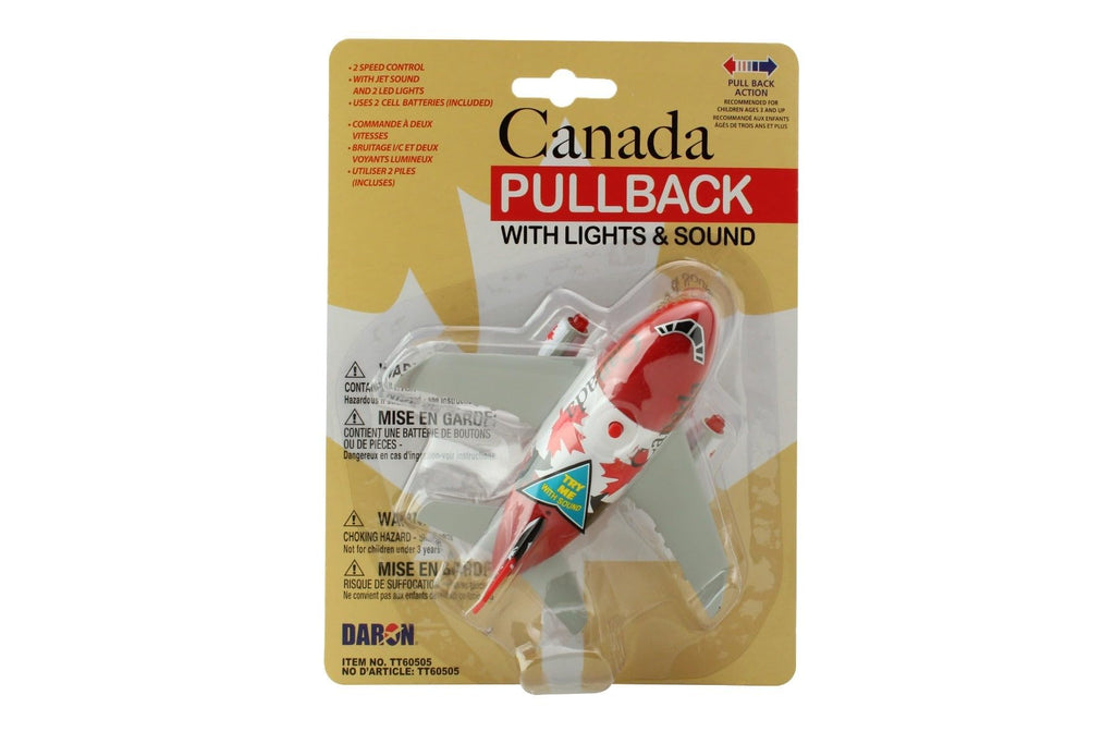 Daron Pullback Plane with Lights and Sound – Officially Licensed Toy Aircraft