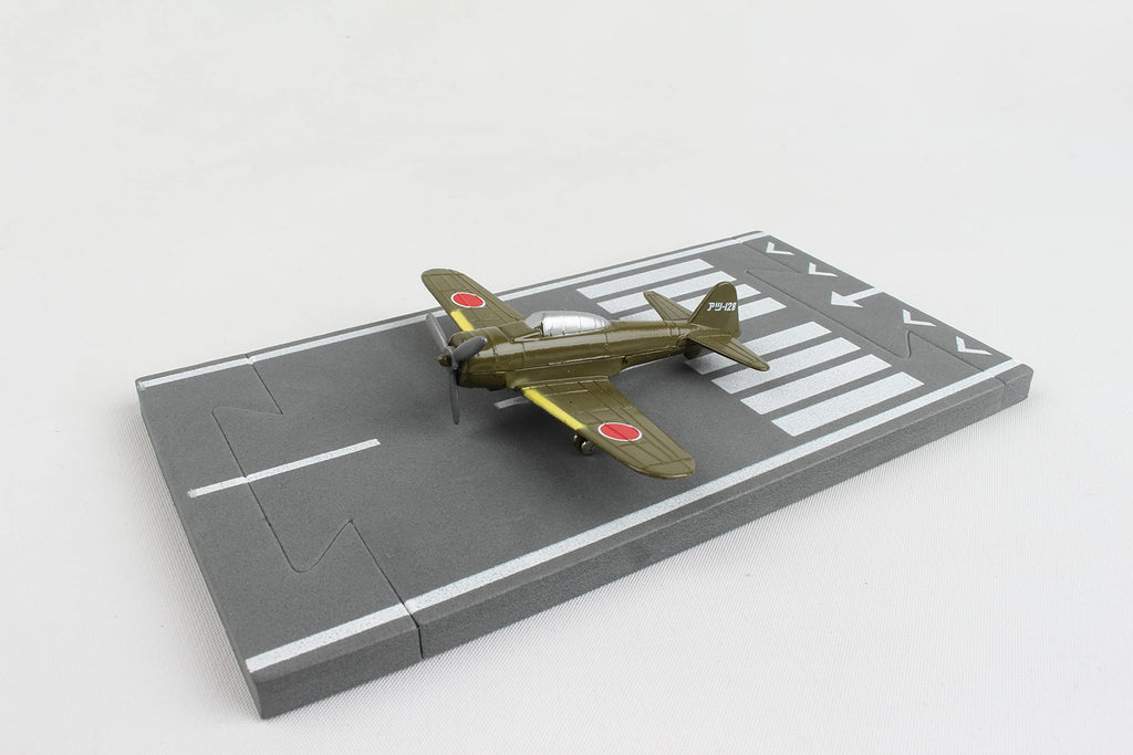 Daron Runway24 Japanese Zero Die-Cast Airplane with Connectable Runway Section