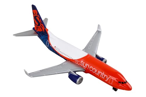 Daron Sun Country Airlines Die-Cast Plane - 5.5 Inch Toy Airplane for Kids Ages 3+