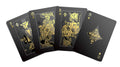Day of the Dead Waterproof Playing Cards by Gent Supply – Black Edition with Gold & Silver Accents